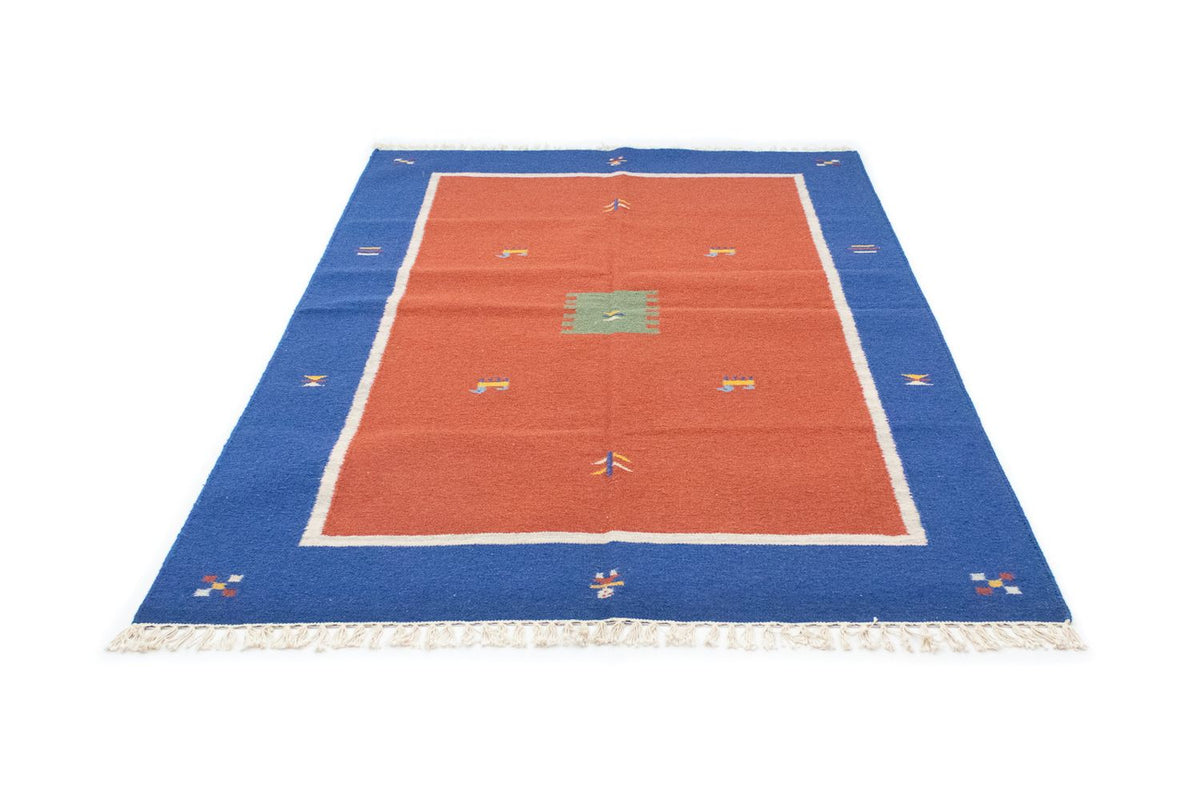 Alfombra Kelim - Tendencia - 200 x 140 cm - naranja