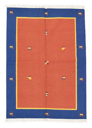 Alfombra Kelim - Tendencia - 200 x 140 cm - naranja