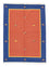 Alfombra Kelim - Tendencia - 200 x 140 cm - naranja