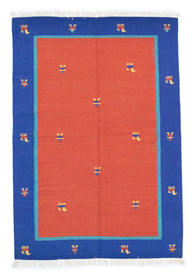 Alfombra Kelim - Tendencia - 200 x 140 cm - naranja