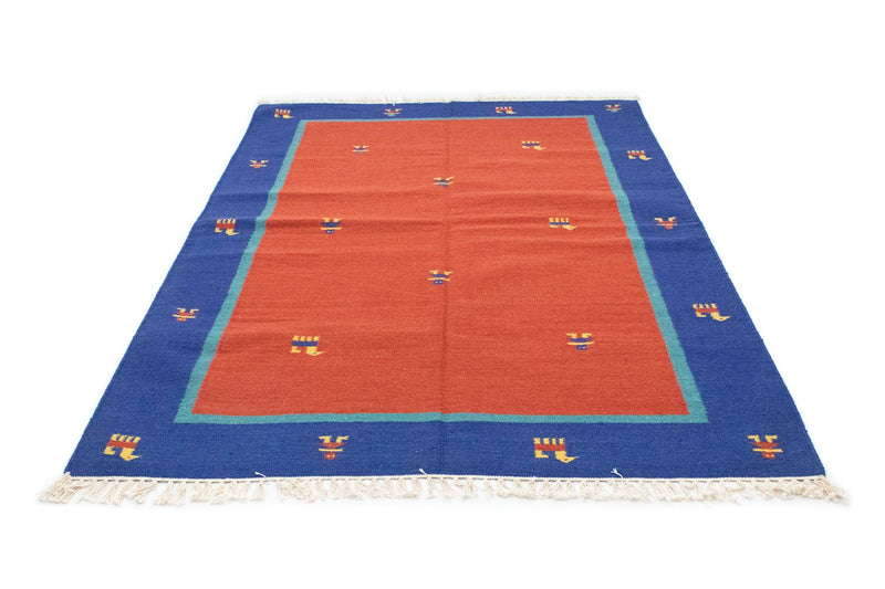 Alfombra Kelim - Tendencia - 200 x 140 cm - naranja