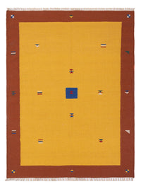 Kelim Teppich - Trendy - 240 x 170 cm - gold