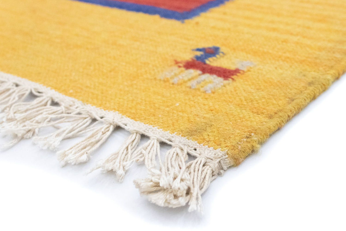 Alfombra Kelim - Tendencia - 200 x 140 cm - naranja