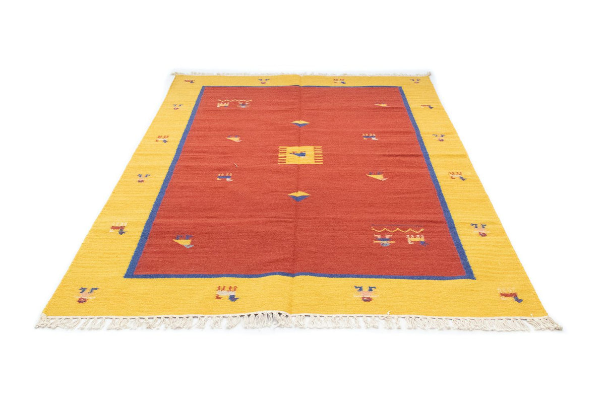 Alfombra Kelim - Tendencia - 200 x 140 cm - naranja