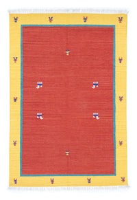 Alfombra Kelim - Tendencia - 200 x 140 cm - rojo
