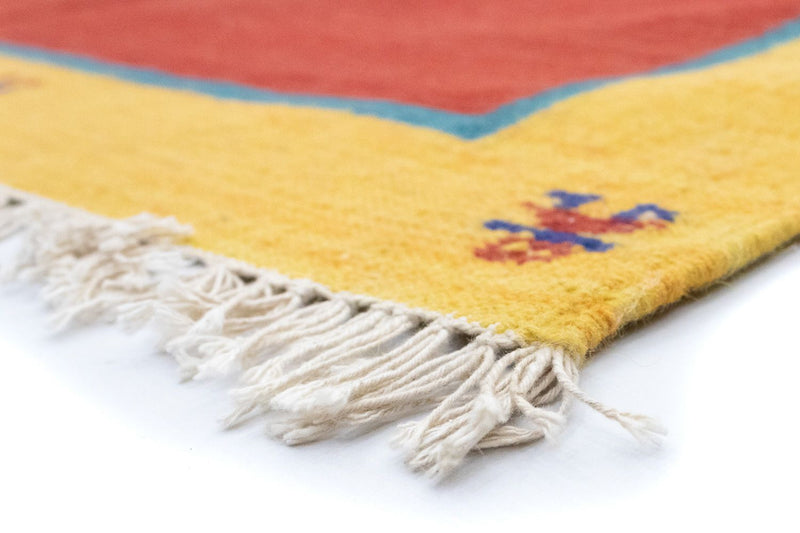 Alfombra Kelim - Tendencia - 200 x 140 cm - rojo