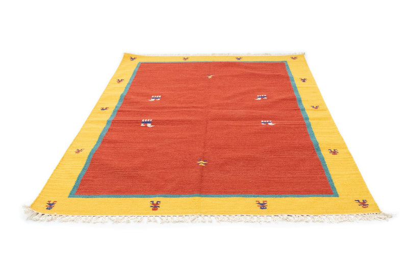 Alfombra Kelim - Tendencia - 200 x 140 cm - rojo