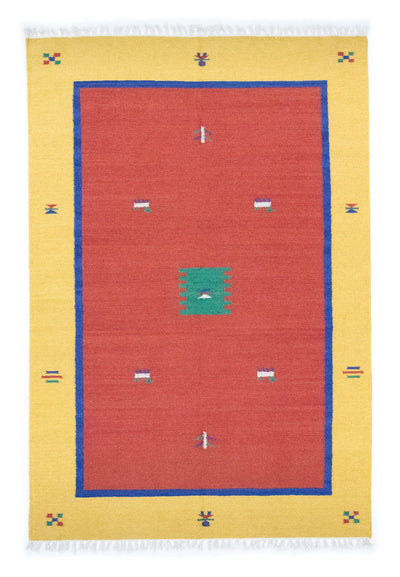 Kilim moderno Alfombra 140x200cm - Alfombra de lana