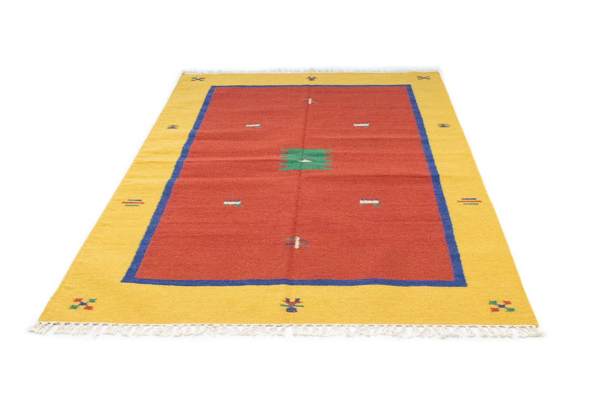 Alfombra Kelim - Tendencia - 200 x 140 cm - naranja