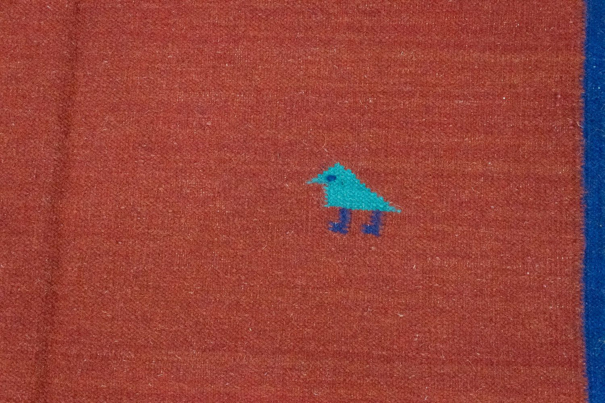 Alfombra Kelim - Tendencia - 200 x 140 cm - naranja