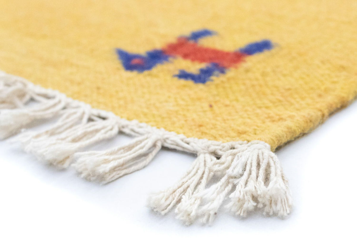 Alfombra Kelim - Tendencia - 200 x 140 cm - naranja