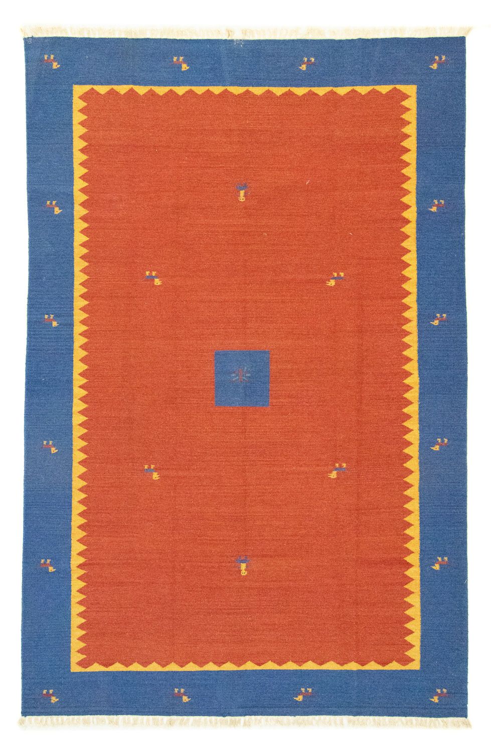 Alfombra Kelim - Tendencia - 300 x 200 cm - naranja