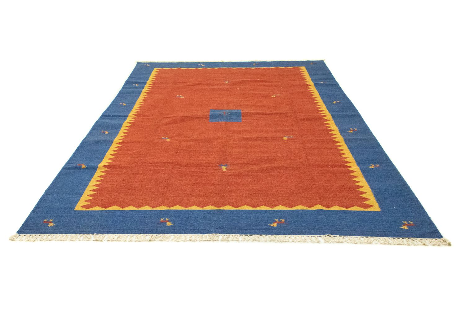 Alfombra Kelim - Tendencia - 300 x 200 cm - naranja
