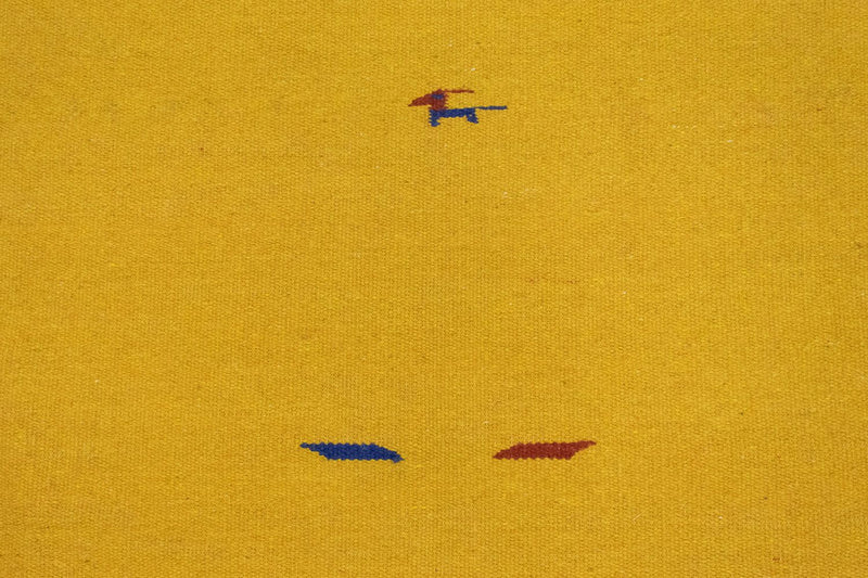 Alfombra Kelim - Tendencia - 180 x 120 cm - amarillo