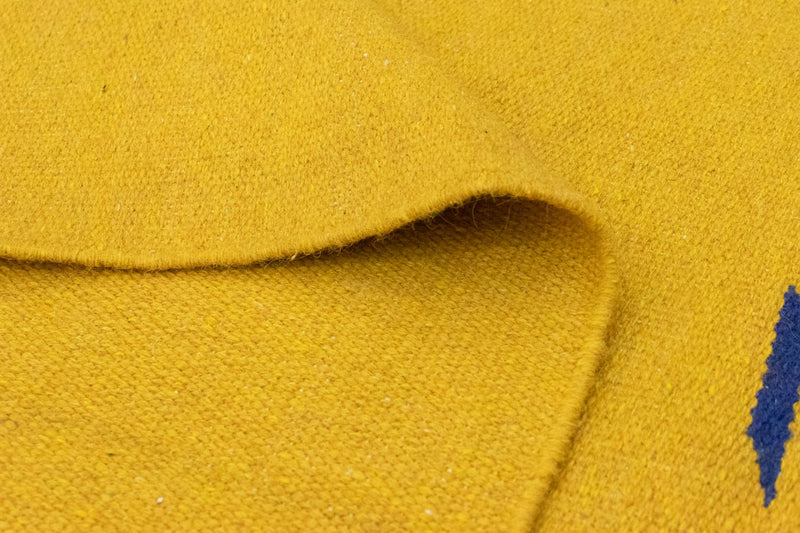 Alfombra Kelim - Tendencia - 180 x 120 cm - amarillo