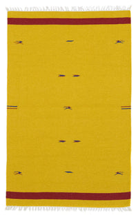 Alfombra Kelim - Tendencia - 180 x 120 cm - amarillo