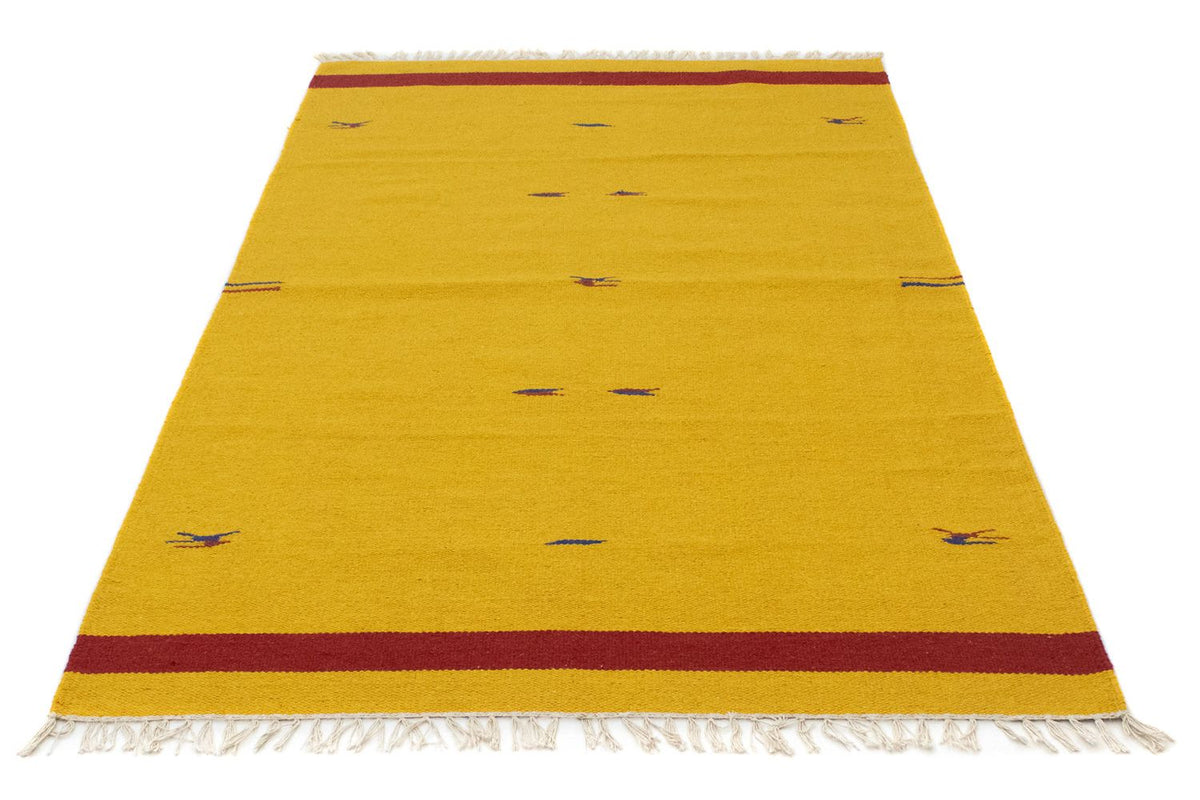 Alfombra Kelim - Tendencia - 180 x 120 cm - amarillo