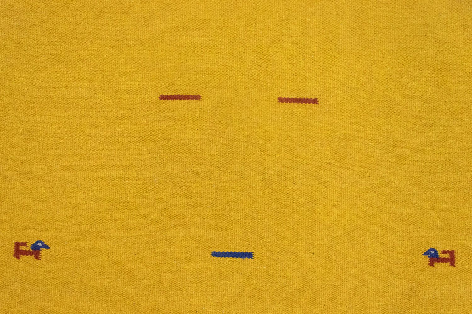 Alfombra Kelim - Tendencia - 180 x 120 cm - amarillo