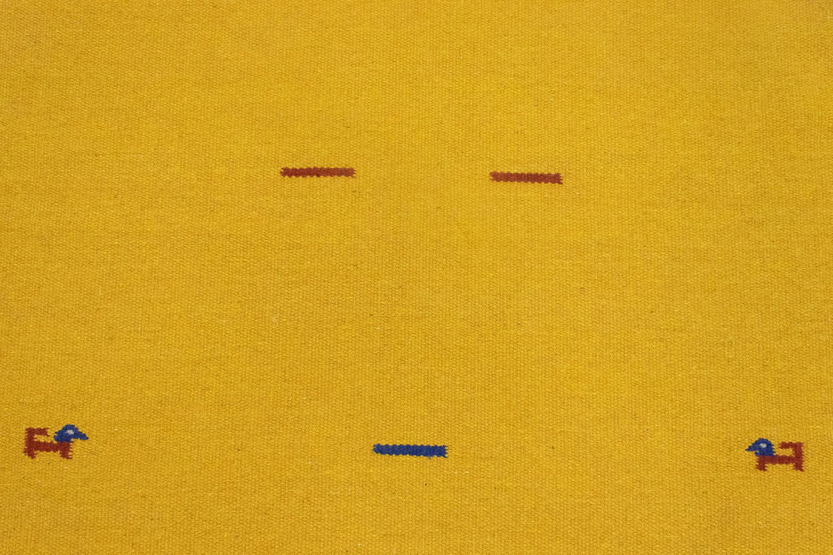 Alfombra Kelim - Tendencia - 180 x 120 cm - amarillo