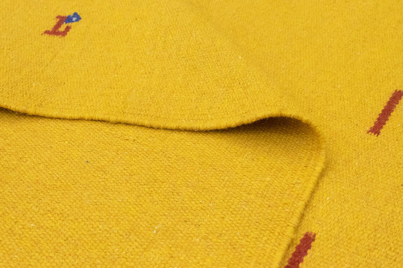 Alfombra Kelim - Tendencia - 180 x 120 cm - amarillo