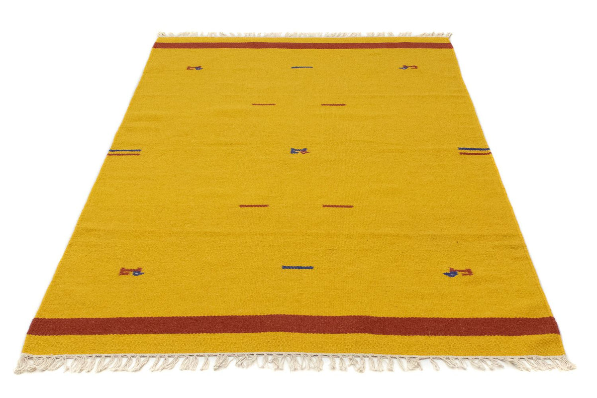 Alfombra Kelim - Tendencia - 180 x 120 cm - amarillo