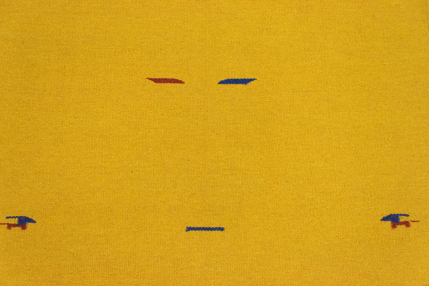 Alfombra Kelim - Tendencia - 180 x 120 cm - amarillo
