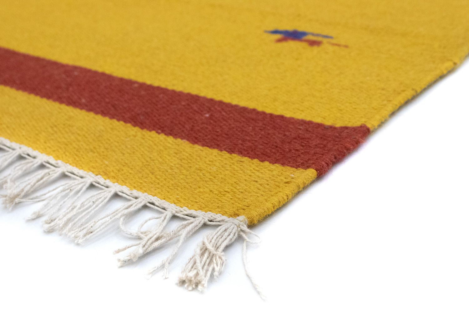 Alfombra Kelim - Tendencia - 180 x 120 cm - amarillo