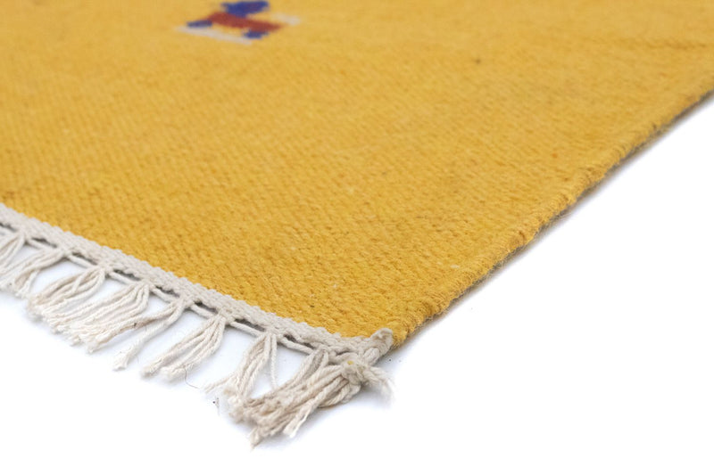 Alfombra Kelim - Tendencia - 180 x 120 cm - amarillo