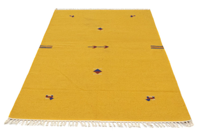 Alfombra Kelim - Tendencia - 180 x 120 cm - amarillo