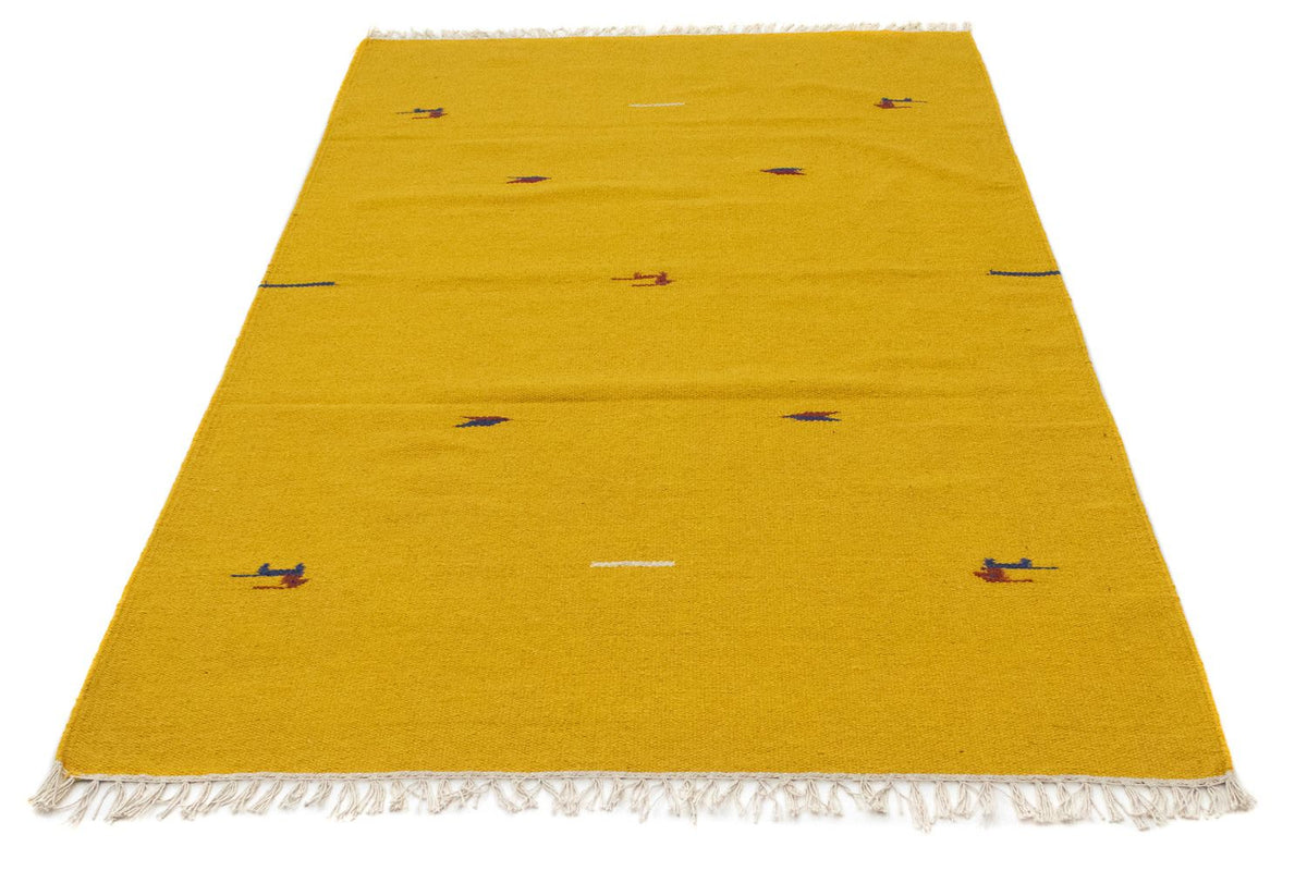Alfombra Kelim - Tendencia - 180 x 120 cm - amarillo