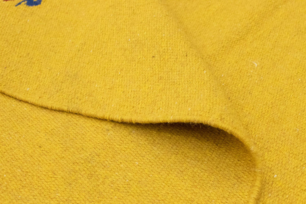 Alfombra Kelim - Tendencia - 180 x 120 cm - amarillo