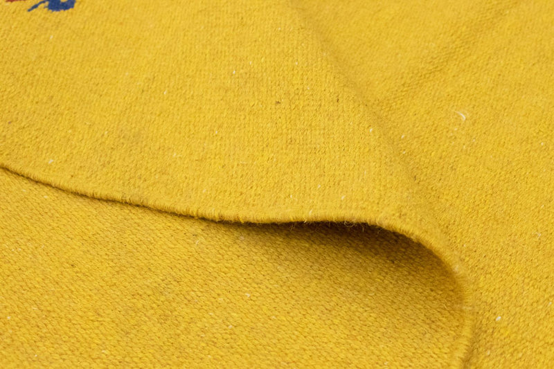 Alfombra Kelim - Tendencia - 180 x 120 cm - amarillo