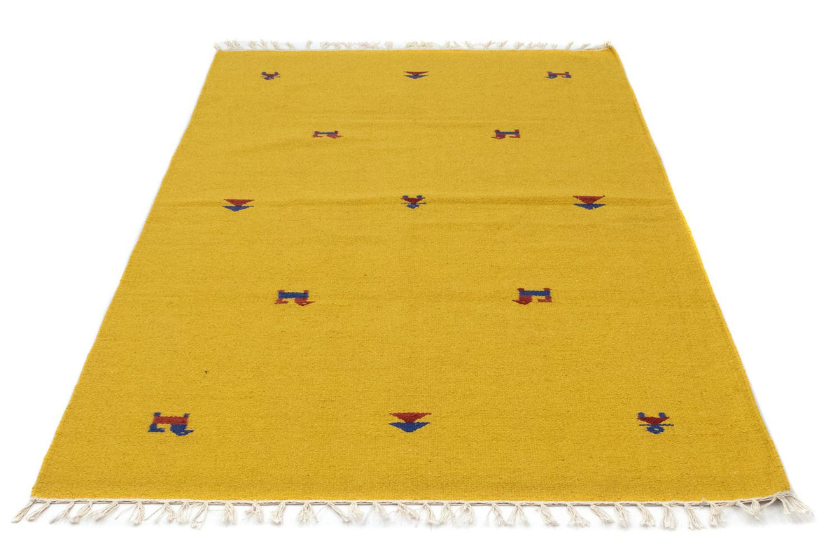 Alfombra Kelim - Tendencia - 180 x 120 cm - amarillo