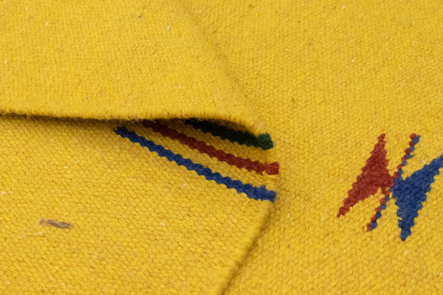 Alfombra Kelim - Tendencia - 180 x 120 cm - amarillo