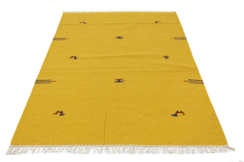 Alfombra Kelim - Tendencia - 180 x 120 cm - amarillo