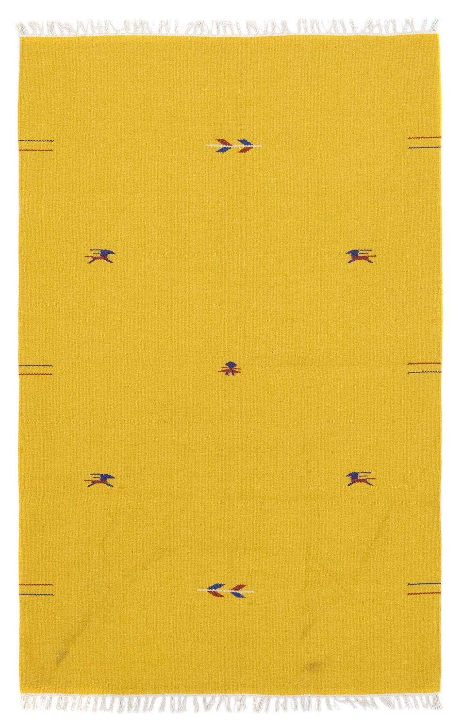 Alfombra Kelim - Tendencia - 180 x 120 cm - amarillo