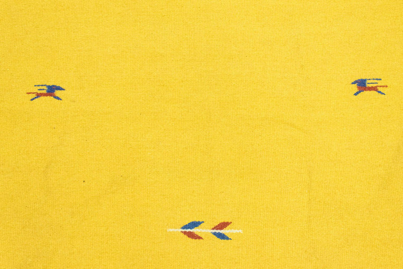 Alfombra Kelim - Tendencia - 180 x 120 cm - amarillo