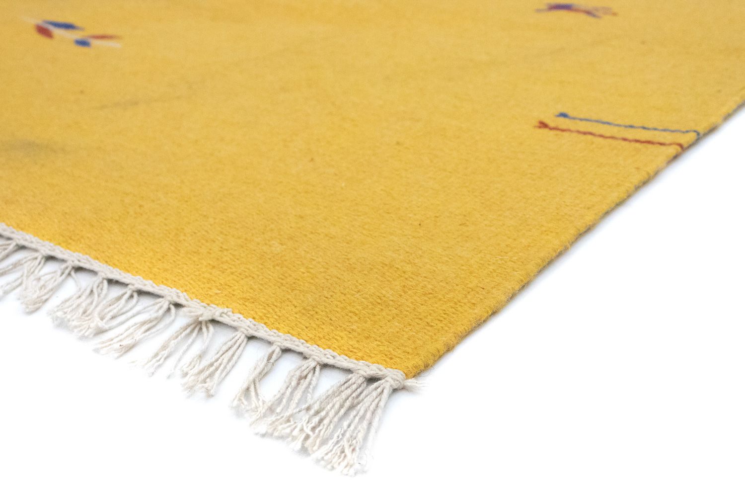 Alfombra Kelim - Tendencia - 180 x 120 cm - amarillo