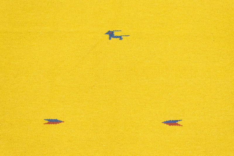 Alfombra Kelim - Tendencia - 180 x 120 cm - amarillo