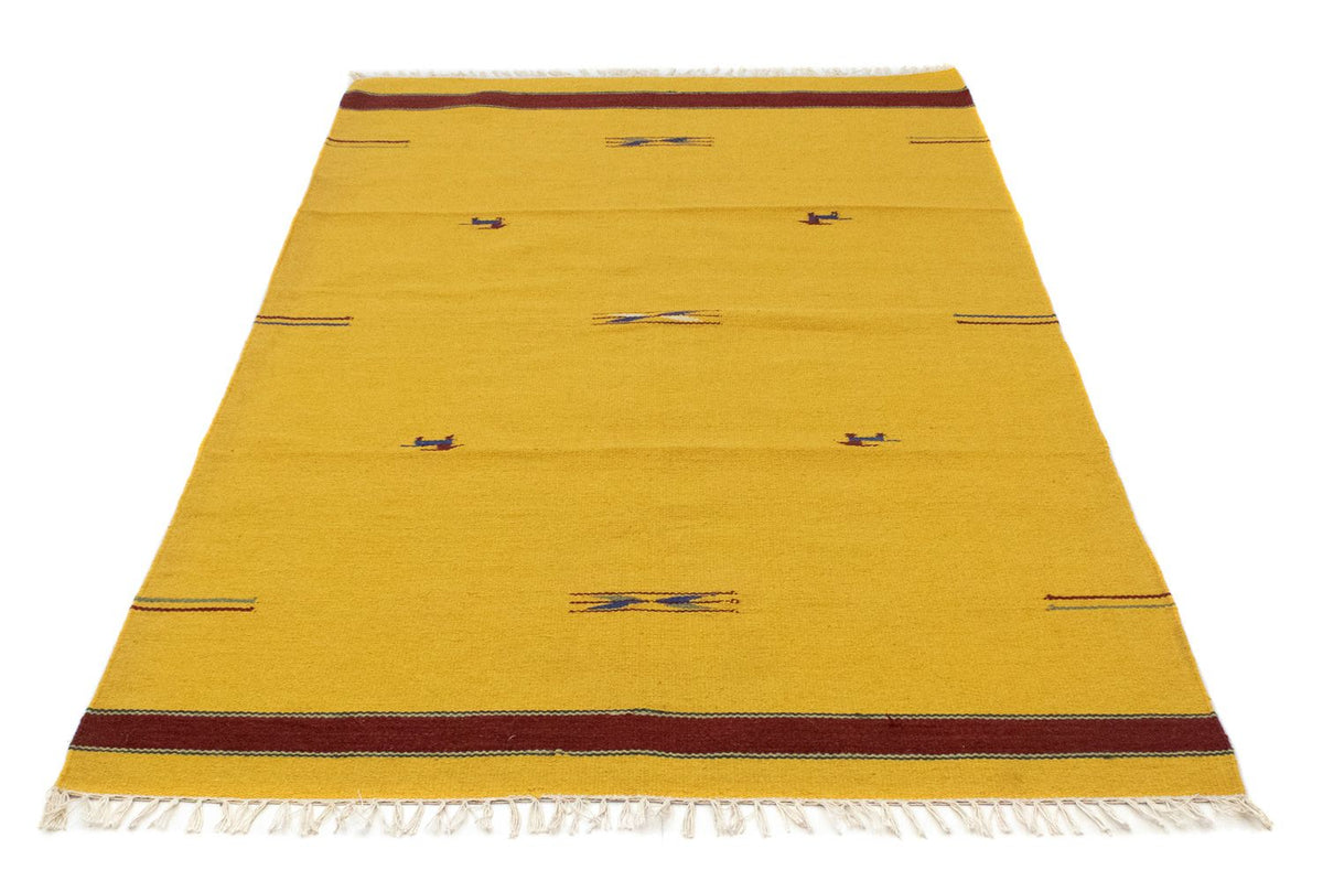 Alfombra Kelim - Tendencia - 180 x 120 cm - amarillo