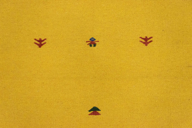 Alfombra Kelim - Tendencia - 180 x 120 cm - amarillo