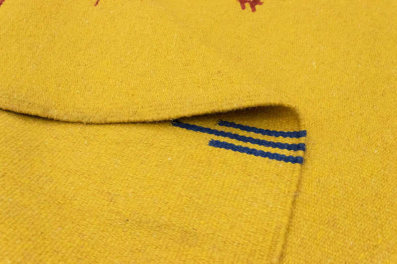 Alfombra Kelim - Tendencia - 180 x 120 cm - amarillo