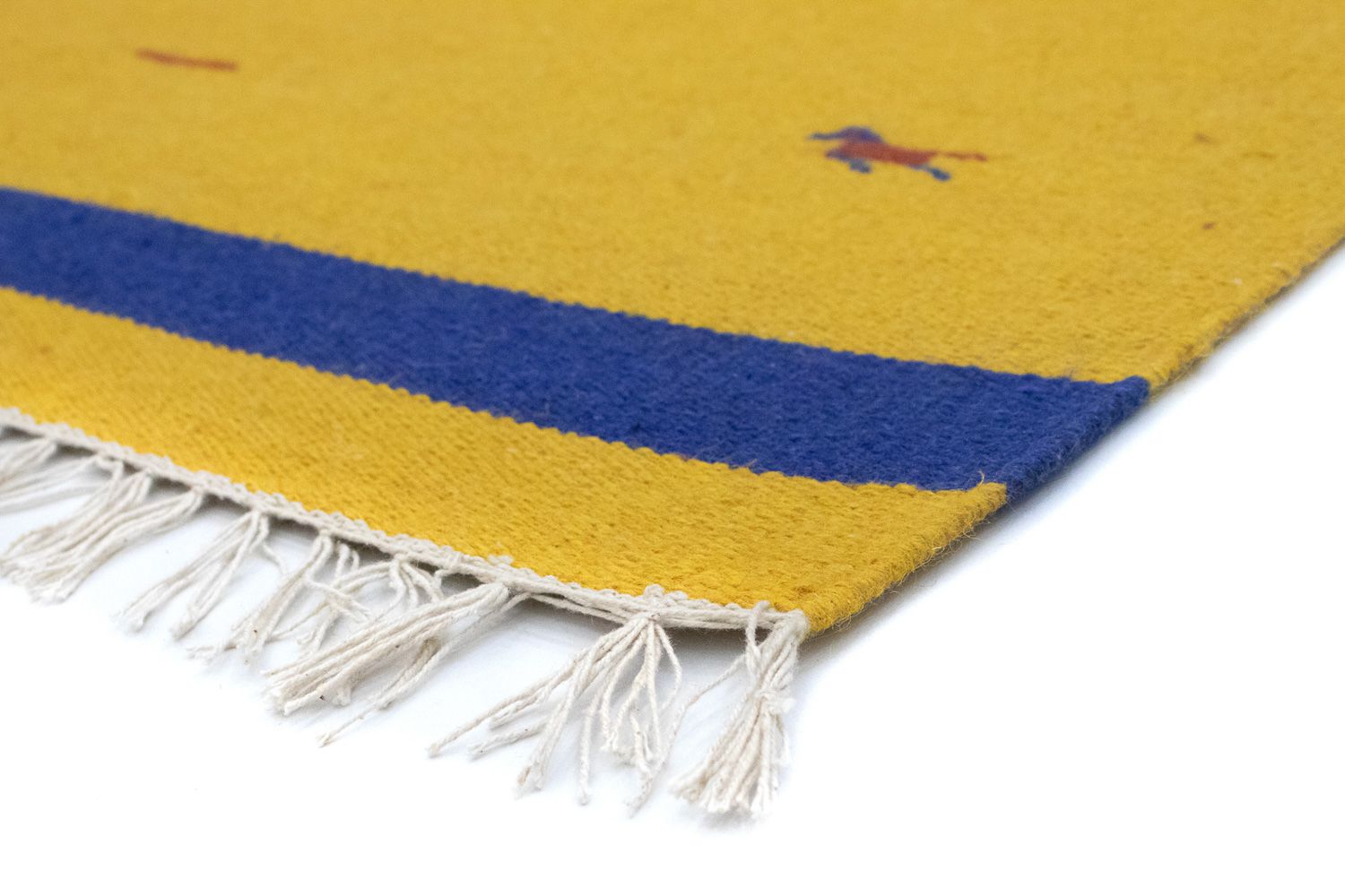 Alfombra Kelim - Tendencia - 180 x 120 cm - amarillo