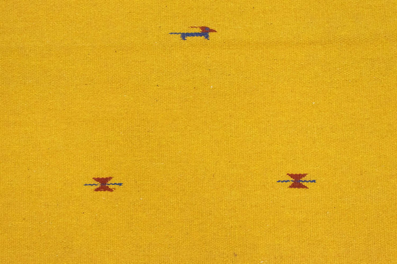 Alfombra Kelim - Tendencia - 180 x 120 cm - amarillo