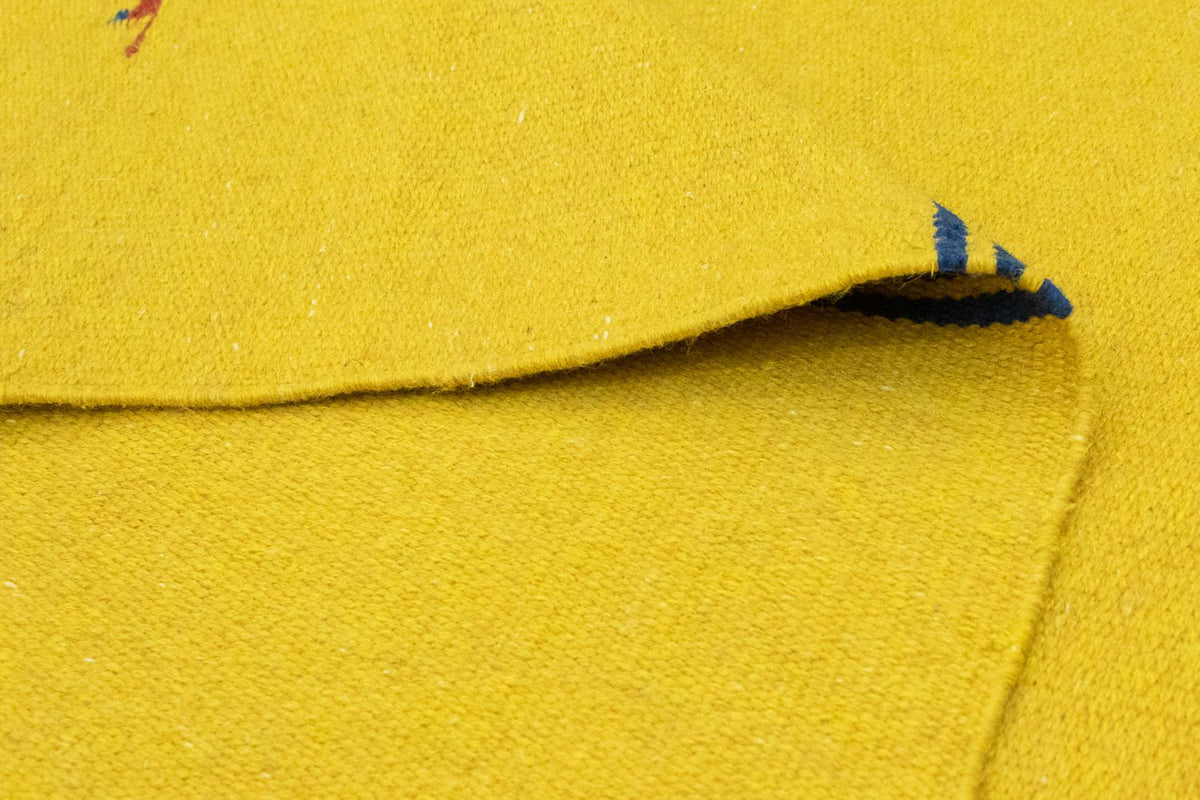 Alfombra Kelim - Tendencia - 180 x 120 cm - amarillo