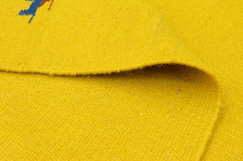 Alfombra Kelim - Tendencia - 180 x 120 cm - amarillo