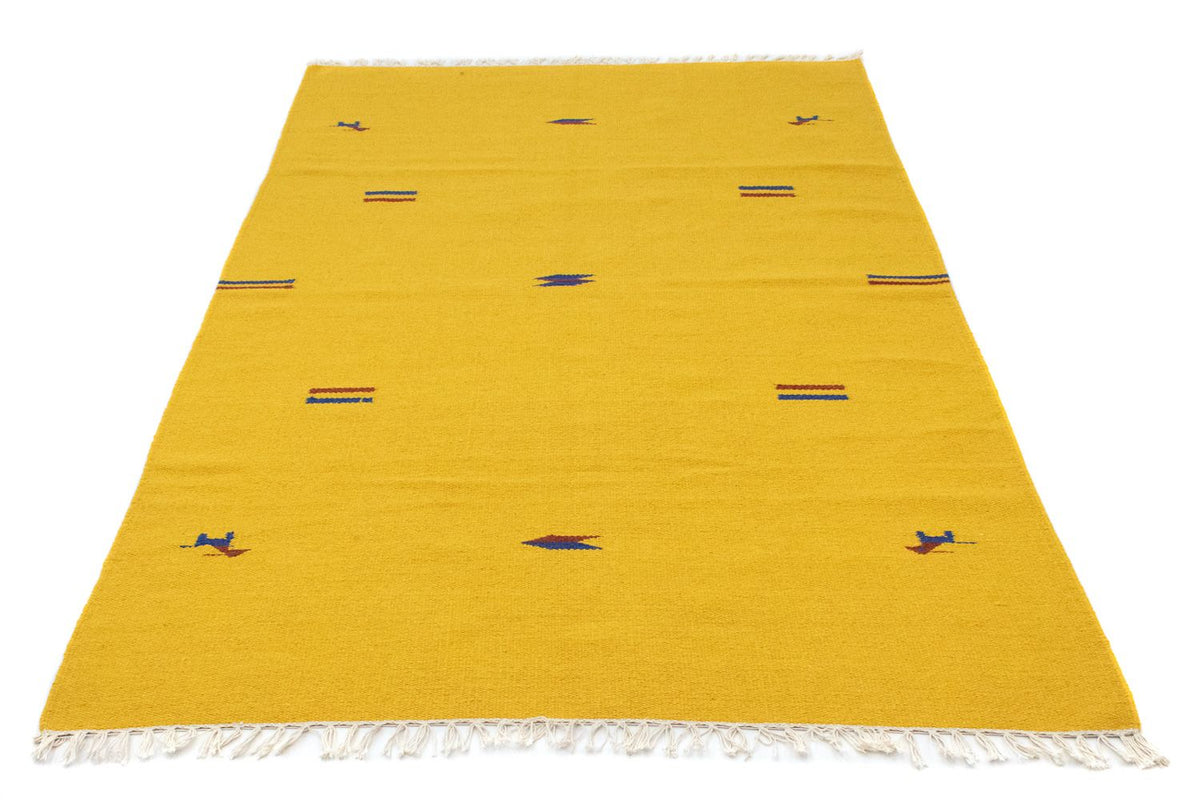 Alfombra Kelim - Tendencia - 180 x 120 cm - amarillo