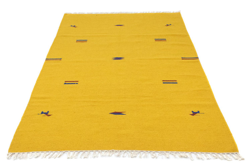Alfombra Kelim - Tendencia - 180 x 120 cm - amarillo