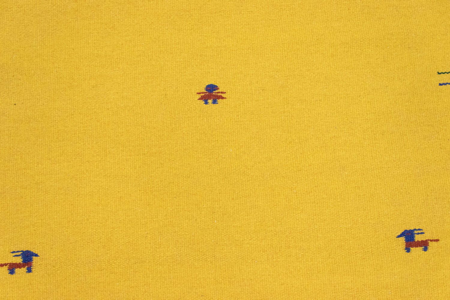 Alfombra Kelim - Tendencia - 180 x 120 cm - amarillo