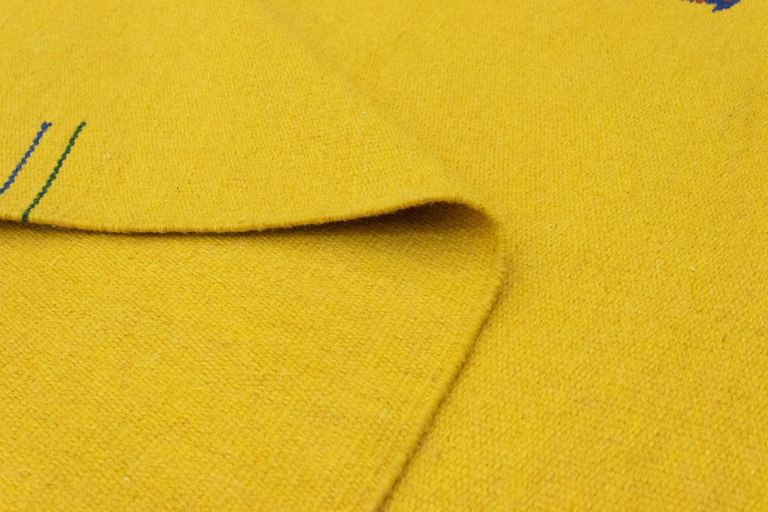 Alfombra Kelim - Tendencia - 180 x 120 cm - amarillo